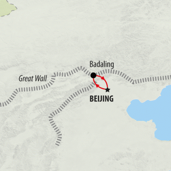 Beijing Breakaway - 5 days map