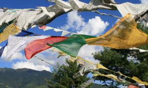 Bhutan Prayer flags - Bhutan - On The Go Tours