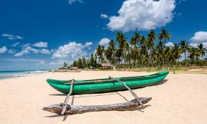 Boat on the beach in Trincomalee - Sri Lanka Tours - On The Go Tours