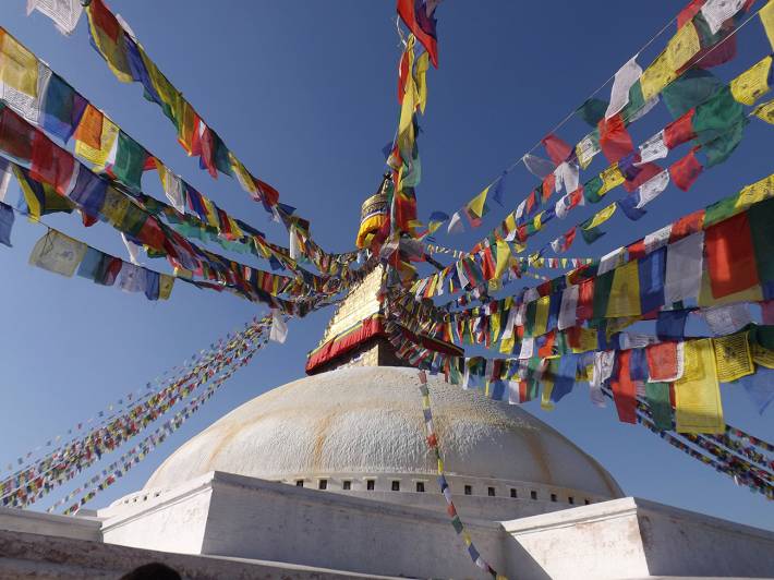 Bodhnath Stupa in the Kathmandu Valley - Himalayas Tours - On The Go Tours