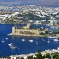 Boats in the harbour in Bodrum