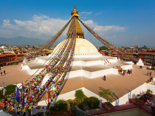 The great monument of Swayambhunath located in Kathmandu