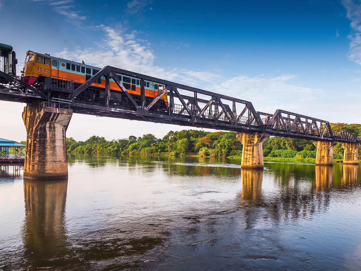 The Bridge on the River Kwai in Thailand
