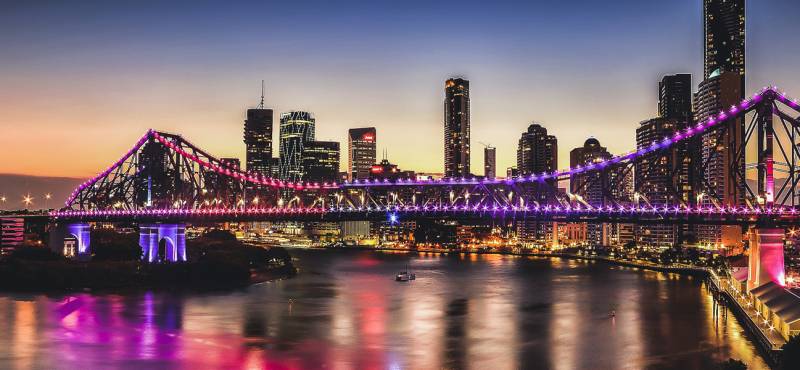 Story Bridge in Brisbane, Queensland, Australia