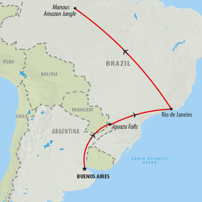 tourhub | On The Go Tours | Buenos Aires to the Amazon - 15 days | 2128/BATA