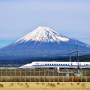 Bullet train & Mount Fuji | Japan