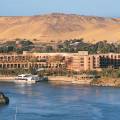 Ancient ruins standing majestically against the sky in Aswan