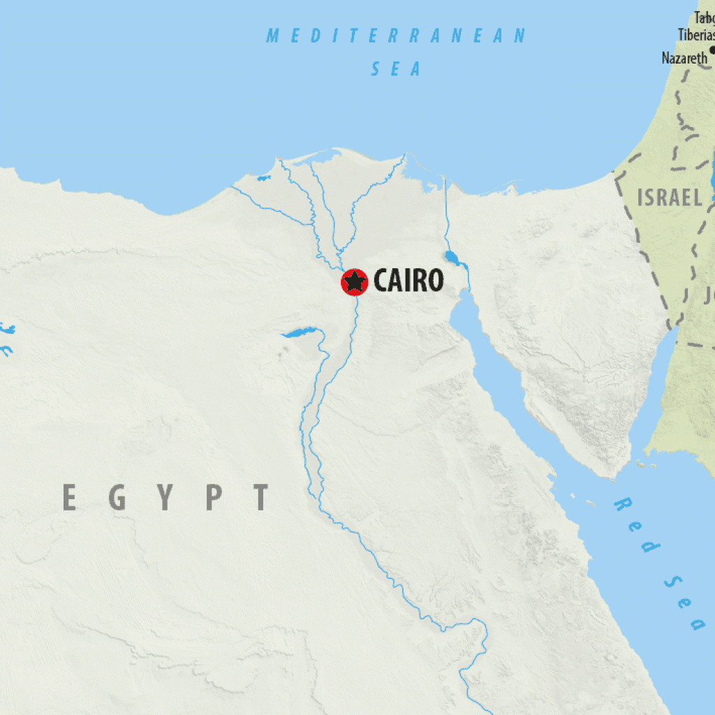 Christian & Islamic Cairo - 1 day map