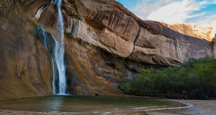 Canyon Upper Calf Creek Falls Hike Utah's Canyons Of The Escalante