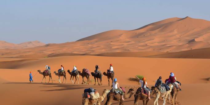 Desert Tours to Morocco in the wide expanse of the Sahara