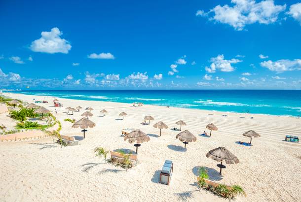 Cancun beach on sunny day - Mexico - Best Time to Visit