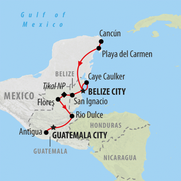 Mexico, Belize and Antigua Tours | Cancun to Antigua - 10 Days | Mexico ...