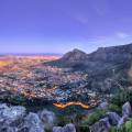 Aerial view of Cape Town 