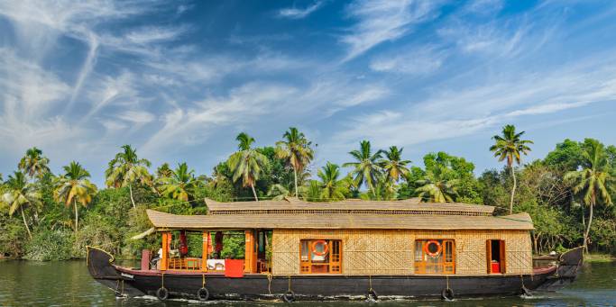 A rice boat in Kerala | India