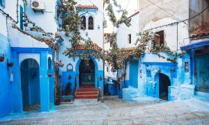 Chefchaouen Streets Morocco 