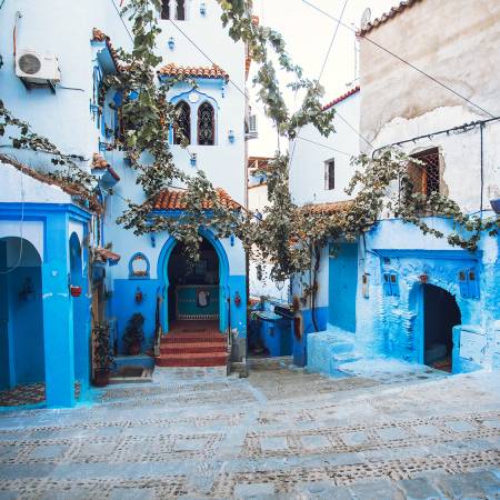 Chefchaouen Streets Morocco 