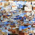 The blue painted houses of Chefchaouen's medina