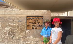 Children at the Valley of the Kings in Luxor - Egypt Family Tours - On The Go Tours