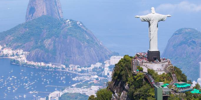 Overlooking Brazil from Christ the Redeemer | Brazil | South America