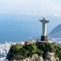 The sweeping bay of Ipanema beach in Rio de Janeiro