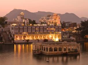 City Palace under sunset, Udaipur, India
