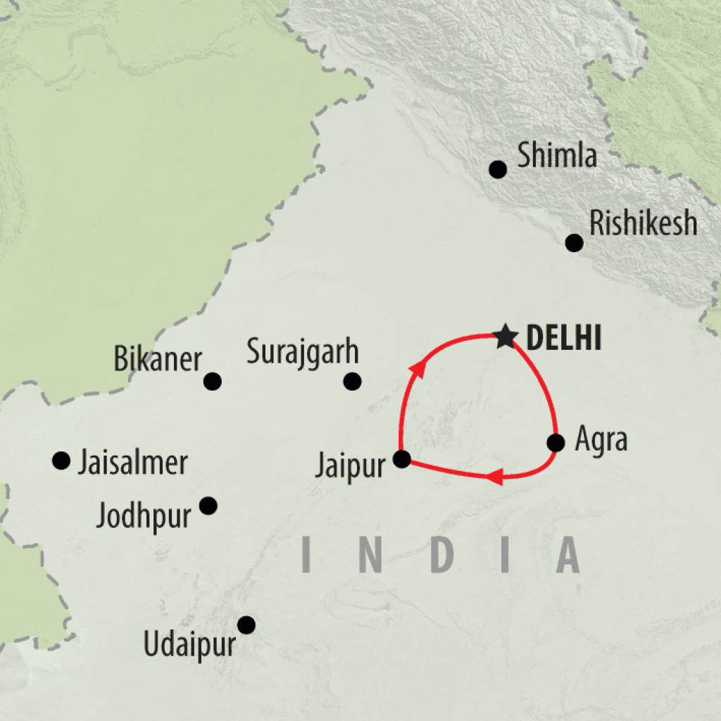 tourist triangle india