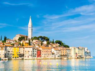 Coastal town of Rovinj, Istria, Croatia