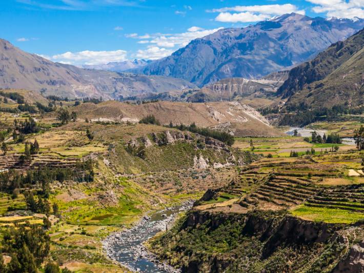 Colca Valley in Peru