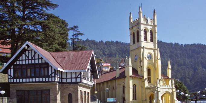 Town scene | Shimla | India