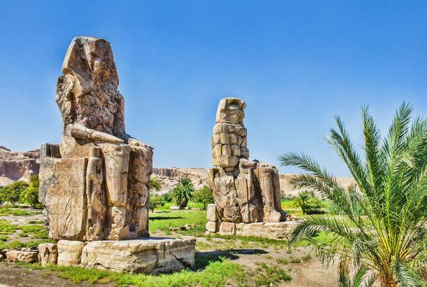 Colossi of Memnon in Luxor - Egypt Tours - On The Go Tours
