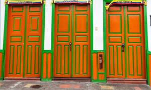 Colourful doors in Salento - Colombia - On The Go Tours
