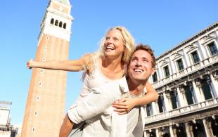 Couple in Venice - Italy