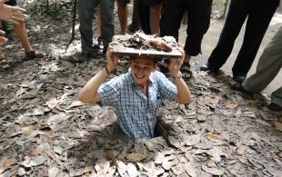 Crawling the Cu Chi Tunnels in Ho Chi Minh City
