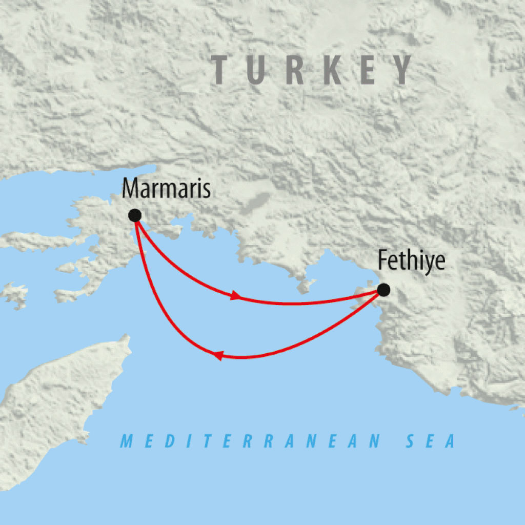 Cruise the Med - 8 days map