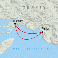 Cruise the Med - 8 days Map