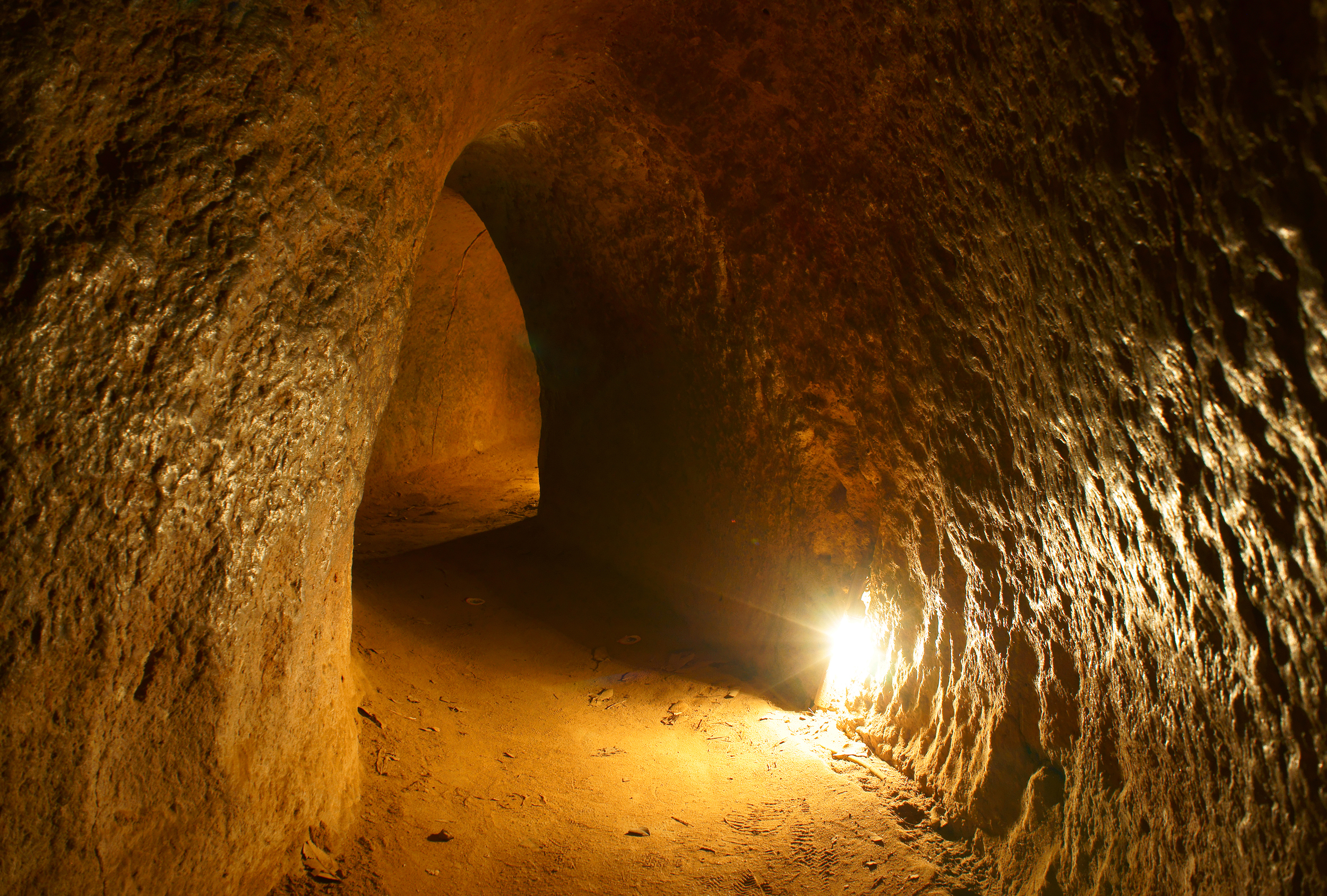 Inside the Cu Chi Tunnels