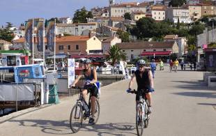 Cycling through the coastal village of Vrsar - Croatia Tours - On The Go Tours
