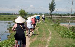 Cyling to Tra Que Village - Vietnam Tours - On The Go Tours