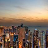 Evening skyline | Dubai