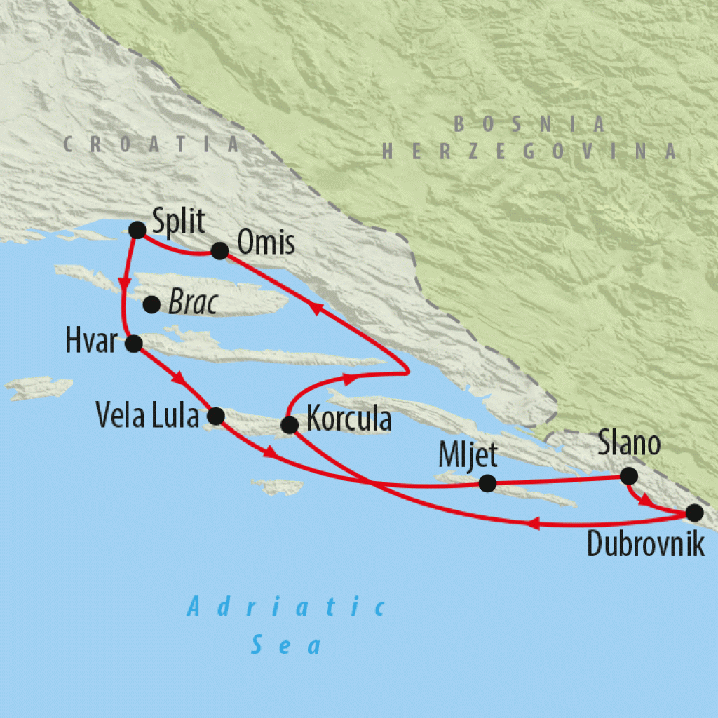 Dubrovnik The Dalmatian Coast 8 Day Croatia Sailing Holiday On The Go Tours