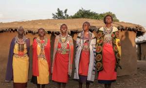 East Africa Accommodated 24 day tour - Masai women