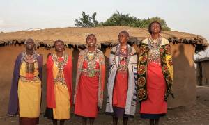 East Africa Accommodated 24 day tour - Masai women
