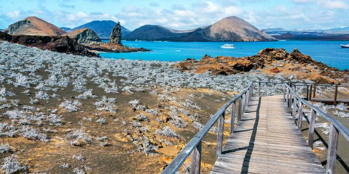 View of the Galapagos from Bartolome Island | Galapagos Islands | South America