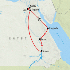Egyptian Family Adventure & Red Sea - 13 days Map