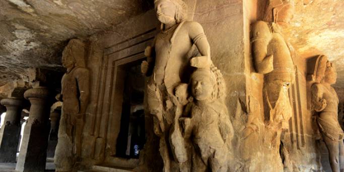 The Elephanta Caves near Mumbai are a top UNESCO site on the Indian Subcontinent