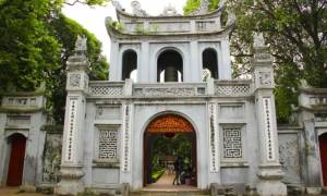 Entrance Temple of Literature - Hanoi - Vietnam
