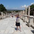 The stunning ancient ruins at the historical site of Ephesus