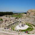 The stunning ancient ruins at the historical site of Ephesus