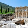 The stunning ancient ruins at the historical site of Ephesus