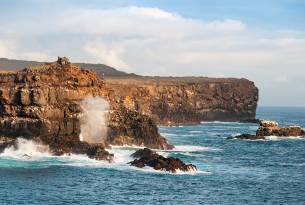 Espanola - rugged coastline - Galapagos best places to visit - On The Go Tours